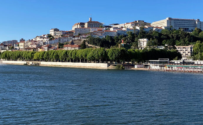 View of Coimbra from the ocean.